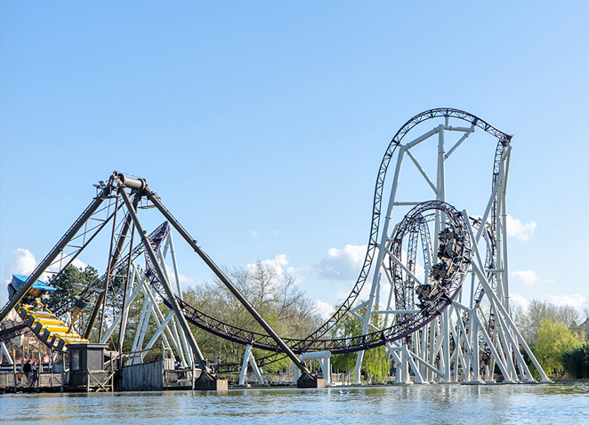 S'amuser au parc d'attraction Plopsaland